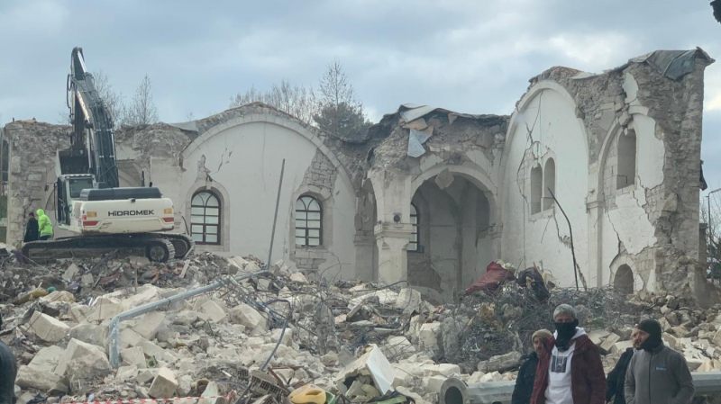 مسجد آدی یامان  بعد از زلزله